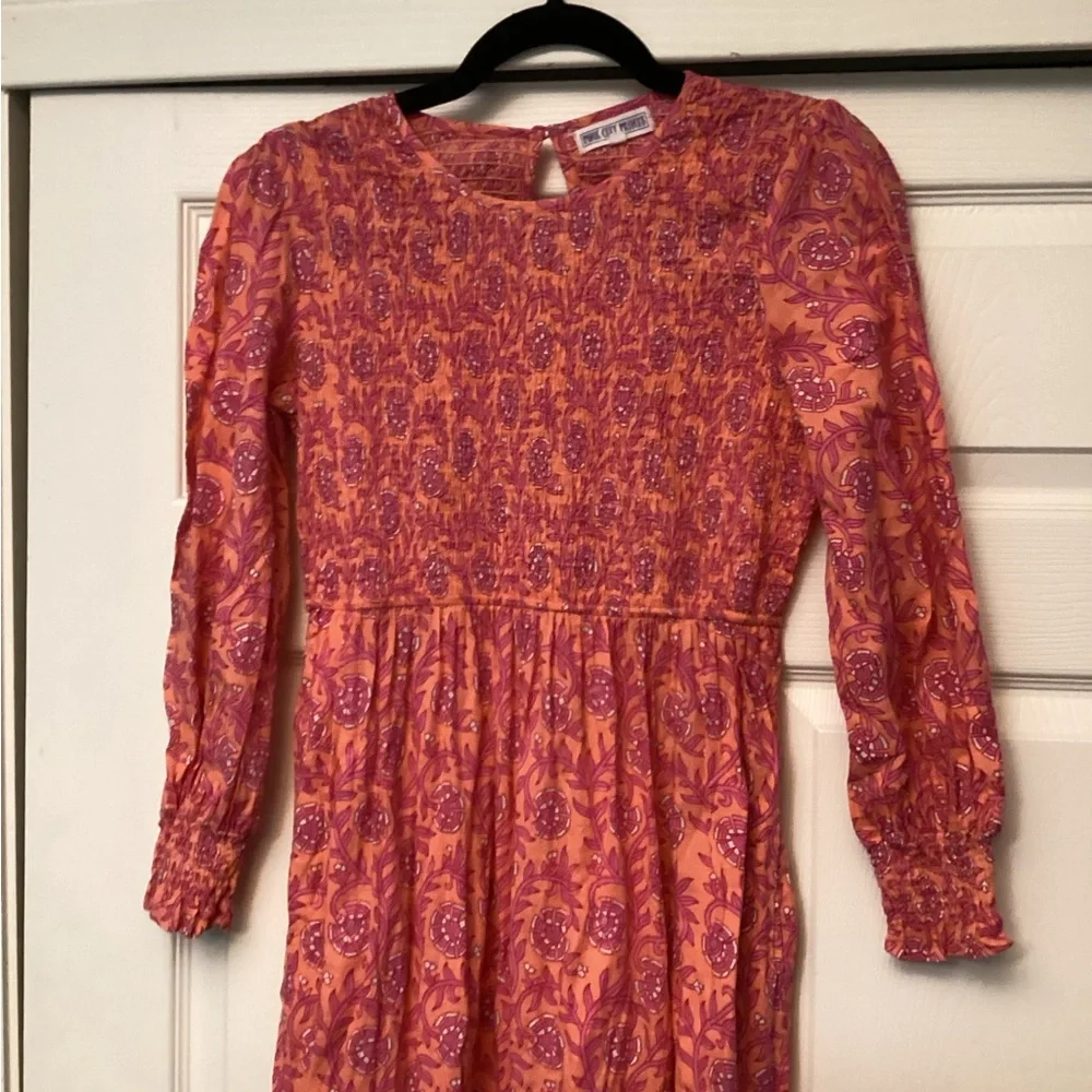 💥PRICE DROP💥 Peach Carnation Isabel Dress - Picture 5 of 8